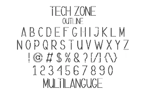 Tech Zone Demo font