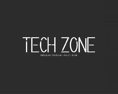 Tech Zone Demo font