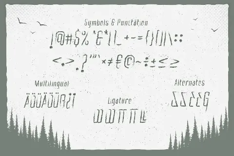 Mystic Forest Free Trial font