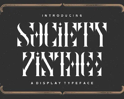 Society Vintage Demo font