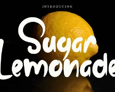 Sugar Lemonade Script font