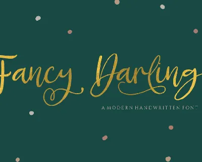Fancy Darling Calligraphy font