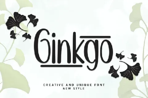 Ginkgo Display font