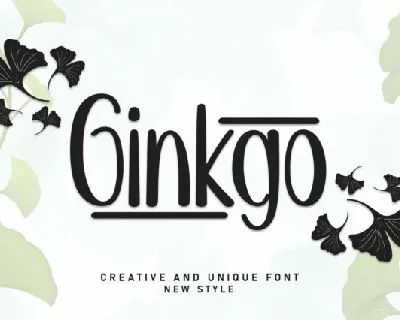Ginkgo Display font