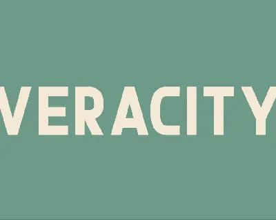 Veracity font