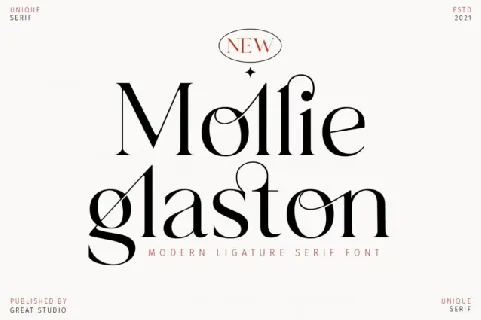 Mollie Glaston font