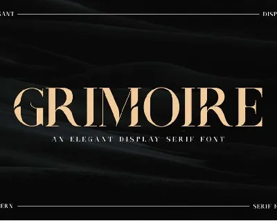 Grimoire font