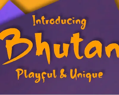 Bhutan font