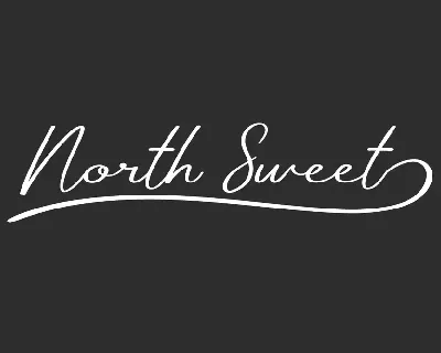 North Sweet Demo font