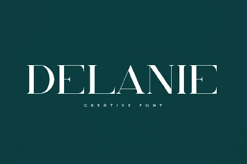 Delanie font