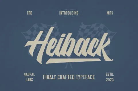 Heiback font