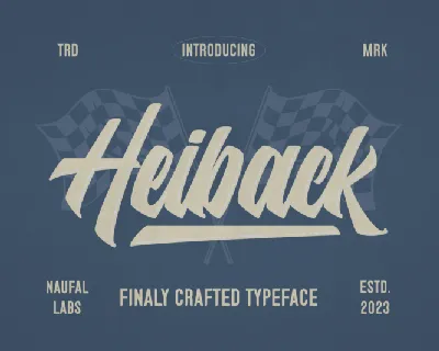 Heiback font