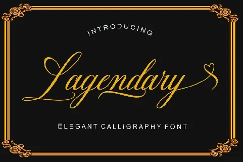 Lagendary font