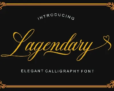 Lagendary font