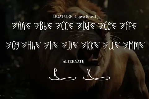 Ferocious Script font