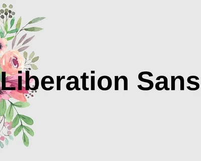 Liberation Sans font