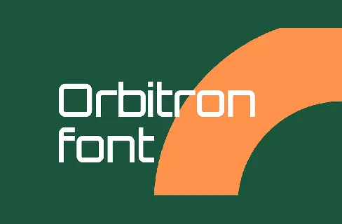 Orbitron font