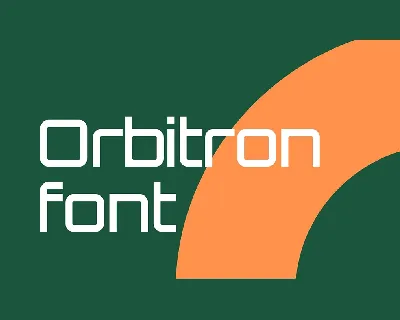 Orbitron font