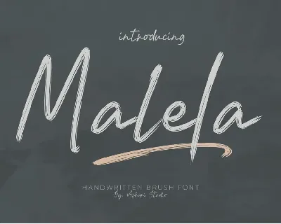 Malela font