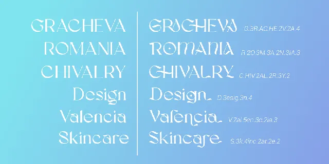 Gracheva font