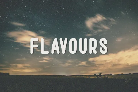 Flavours font