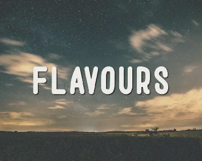 Flavours font