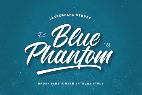 Blue Phantom font