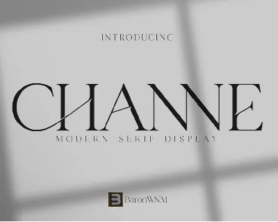 Channe font