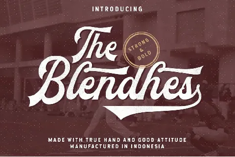 The Blendhes Typeface font