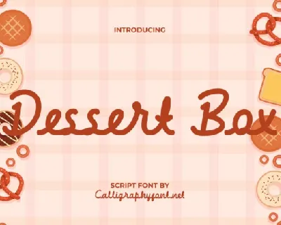 Dessert Box font