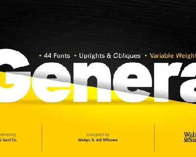 Genera font