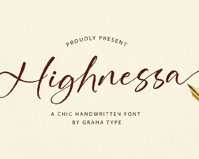 Highnessa DEMO font