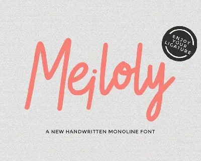 Meiloly font