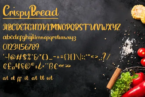 Crispy Bread font