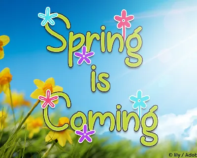 Spring is Coming font