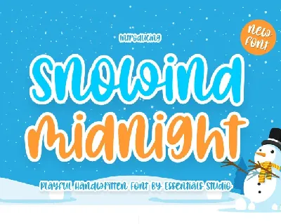 Snowind Midnight font