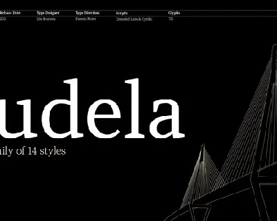 Audela Family font