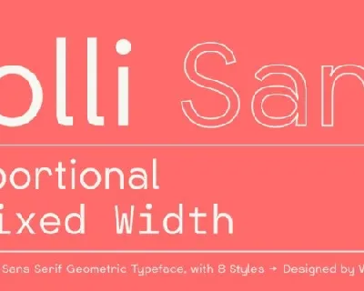 Polli Sans Serif Family font