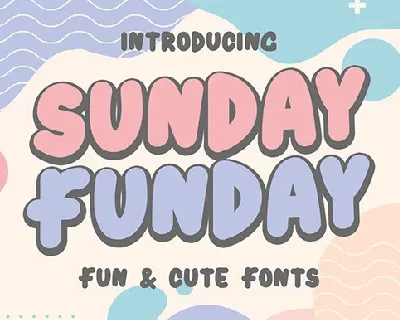 sunday funday font