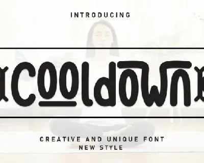 Cooldown Display font