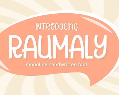 Raumaly font