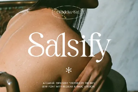 Salsify Typeface font