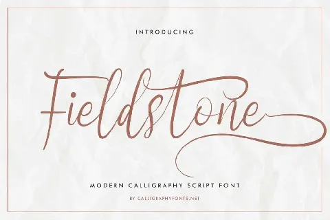 Fieldstone font