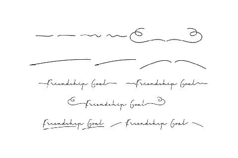 Friendship Goal Demo font