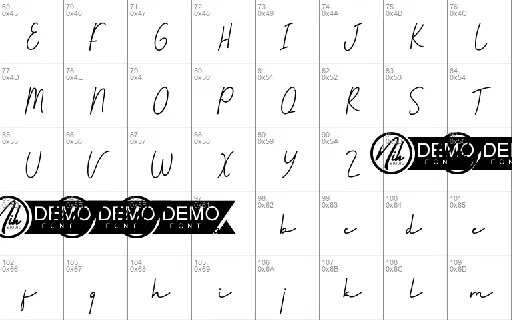 Friendship Goal Demo font