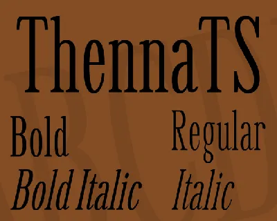 ThennaTS font