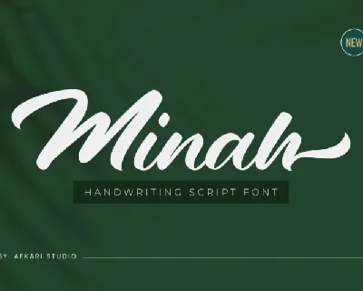 Minah font