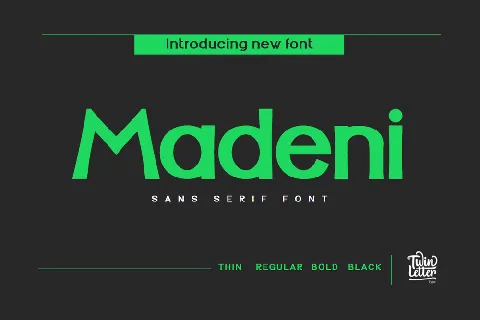 Madeni font