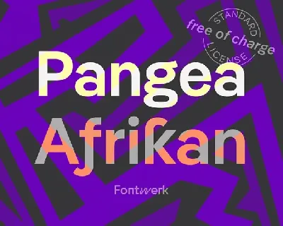 Pangea Afrikan Family font