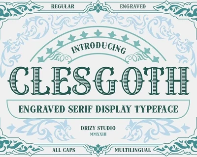 Clesgoth font